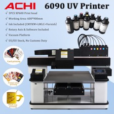 ACHI 6090 UV Printer 3 PCS XP600 Print Head F...
