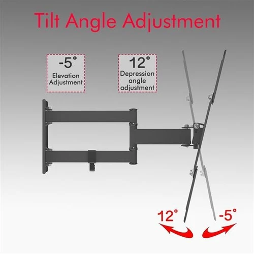 TMX400A 26-55"Adjustable Wall Mount Bracket Rotatable with Spirit Level Standard - Picture 7 of 11