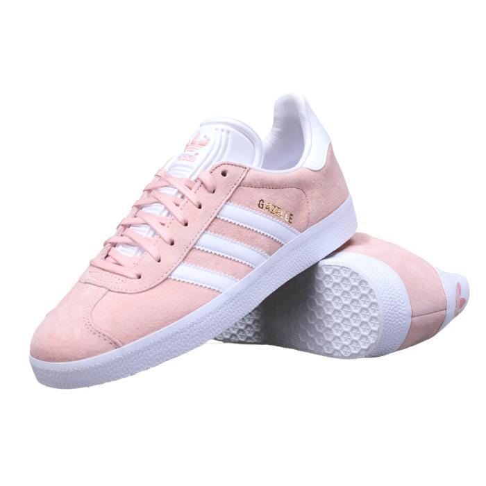 Adidas Gazelle Salmon Light Pink White GOLD Trainers Shoes  display picture 3