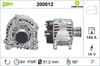 200012 Valeo Generator FüR Audi,Chrysler,Dodge,Ford,Jeep,Seat,Skoda,Skoda (Svw),