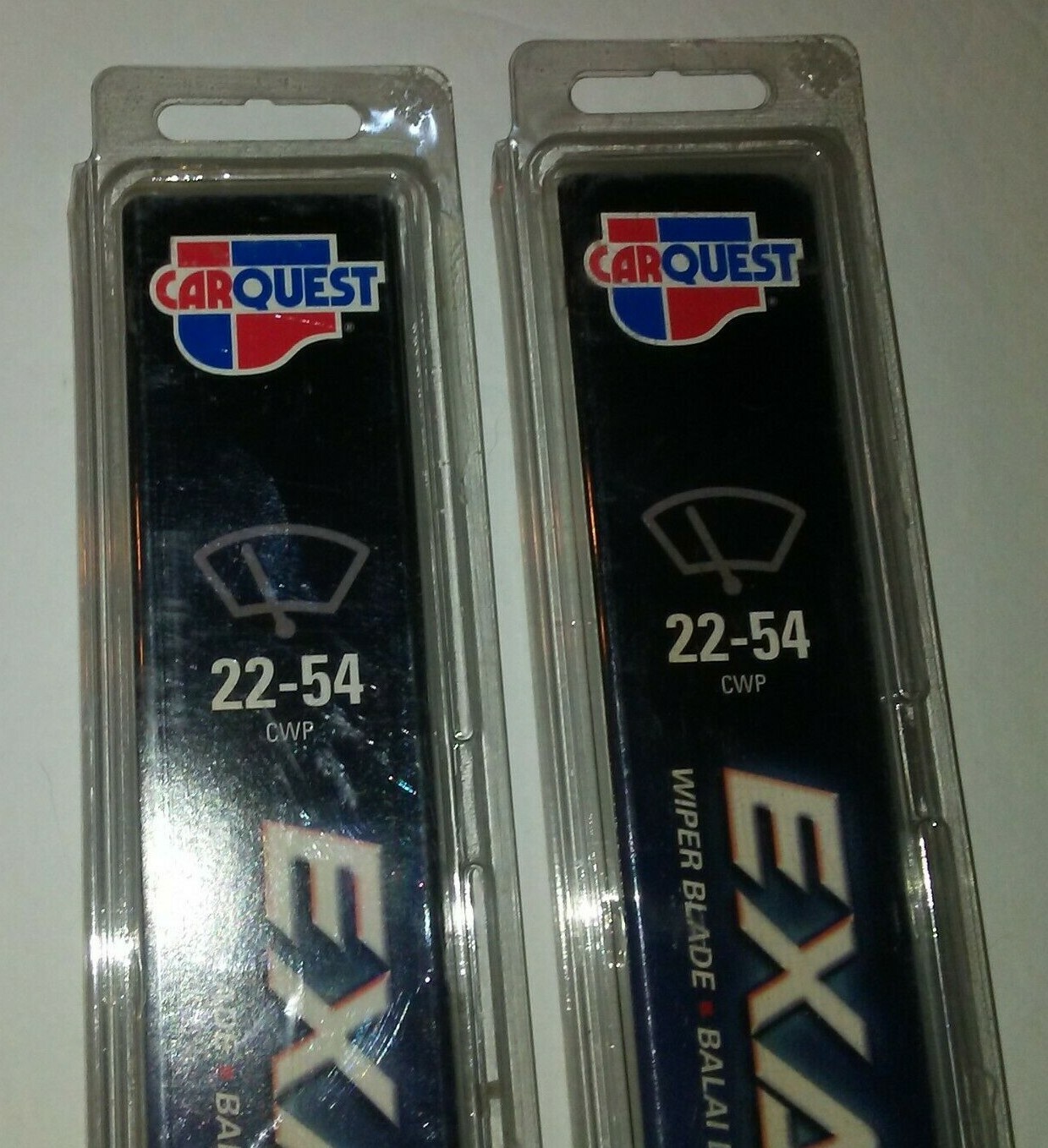 Lot of 2 Carquest Trico 2254 Exact Fit Windshield Wiper Blades New Old