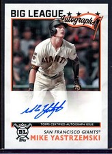 2020 Topps Big League Baseball Autographs #BLAMY Mike Yastrzemski AUTO (B359)