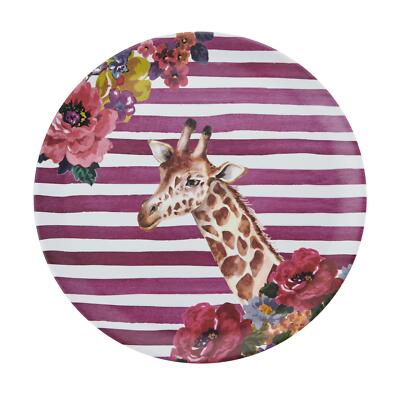 KitchenCraft Mikasa Wild At Heart rundes Serviertablett - Giraffe Tier Geschenke