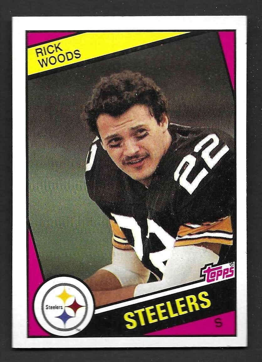 1984 Topps #173 Rick Woods Pittsburgh Steelers | eBay