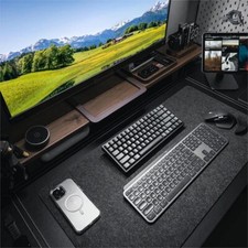 Podkładka pod biurko filcowa podkładka pod mysz duża - 100 x 43cm mata biurkowa antypoślizgowa sc...