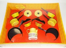 Chilton Aluminum  Plastic Kitchen Ware Cooking Play Set Pots  Pans NIB