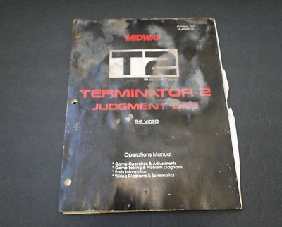 Vtg 1991 Midway: T2 - Terminator 2 Judgement Day Arcade Vtg 1991 Midway: T2 - Terminator 2 Judgement Day Arcade