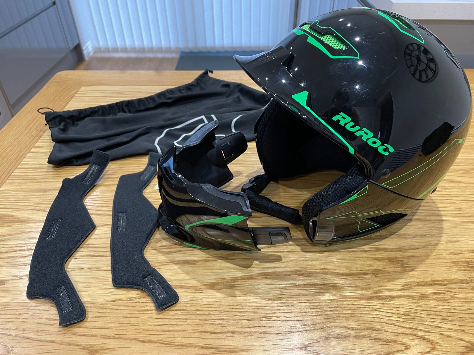 Ruroc Helmet RG1DX Chaos Viper XL/XXL Snow Sport Ski Snowboard eBay