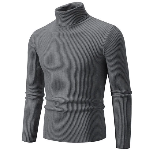 Herren Pullover Rollkragenpullover Männer Strickwaren Winter Langarm Strickpullover - Bild 27 von 38