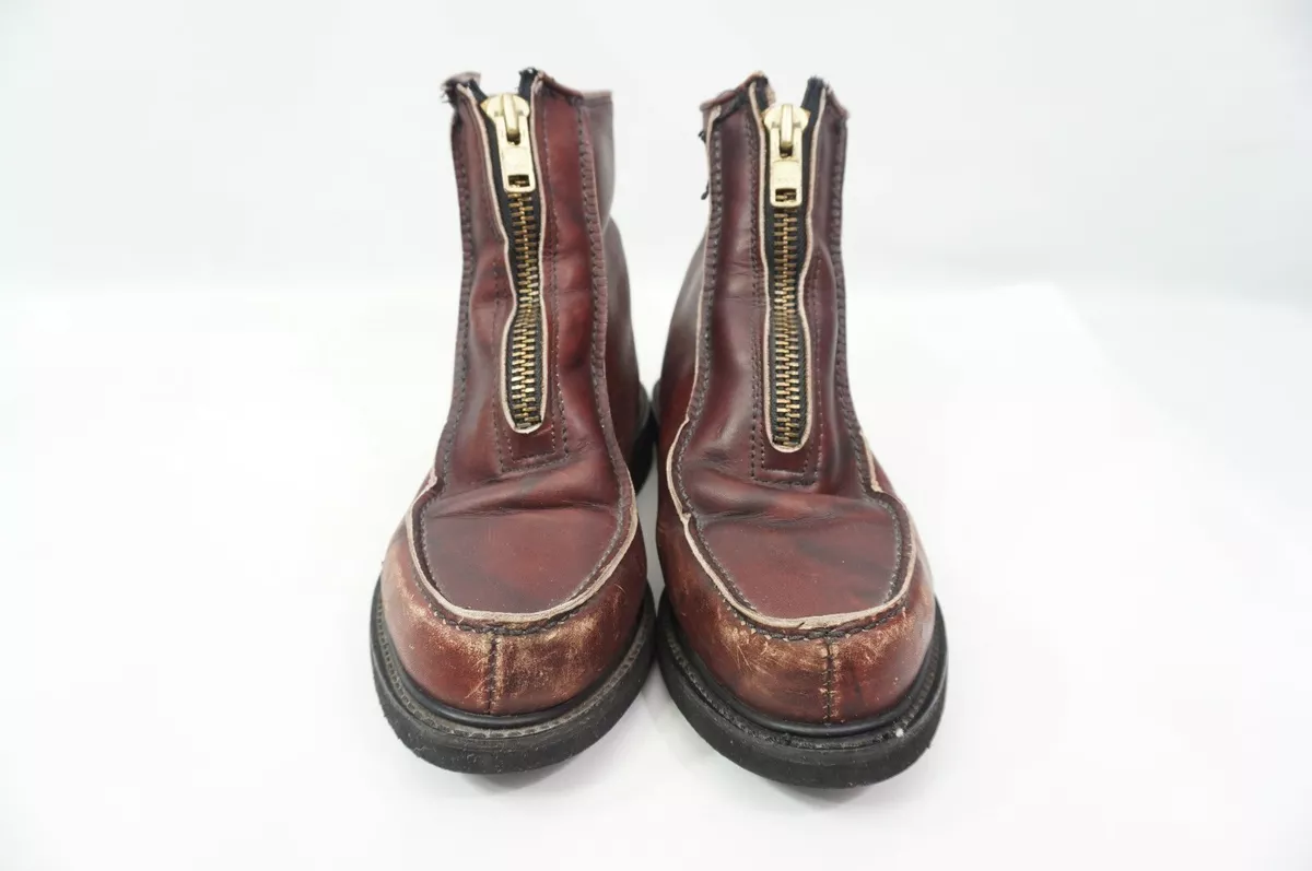 Vintage Sub Zero 8 Wide 3E Insulated Front Zipper Winter Boots