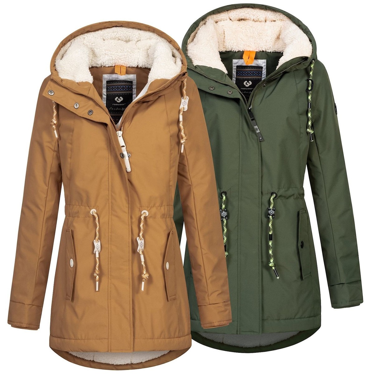 Ragwear Winterjacke Mit Xxl Kapuze Ragwear Damen Winterjacke Jacke