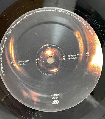 Aphex Twin Drukqs 4LP Vinyl 2001 UK Original Warp Records WARPLP92