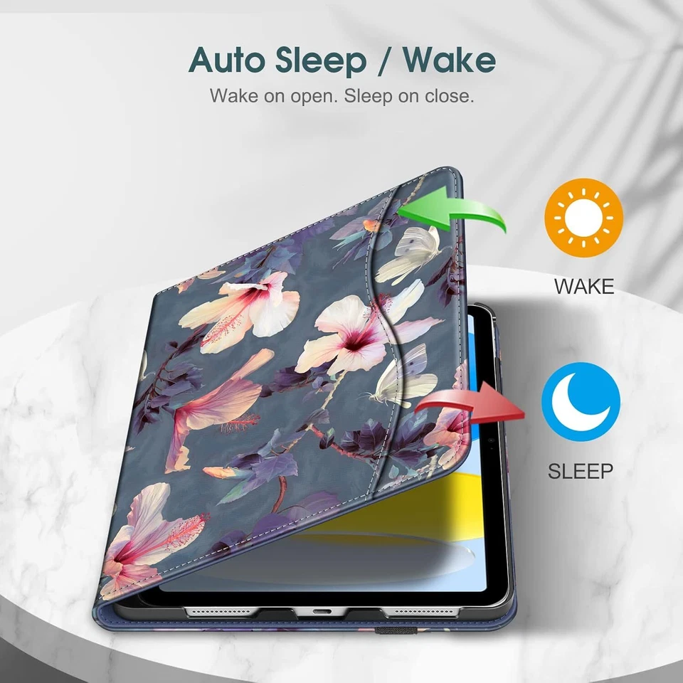 Funda para Nuevo iPad (A16) 11ª Generación 11 Pulgadas (2025) Multiángulo Visualización Soporte Cubierta Foto 3 de 4