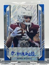 2021 Leaf Metal Draft #PA-OM1 Osirus Mitchell Portrait Autographs Mojo #/30