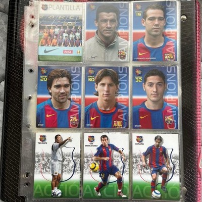 2004-05 PANINI SPORTS MEGA CRACKS BARCA SET COLLECTION LIONEL MESSI RC