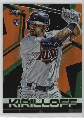 2021 Topps Fire Orange 3/299 Alex Kirilloff #60 Rookie RC sq1