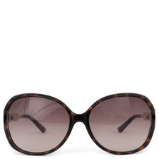 72721 auth GUCCI Havana TORTOISE BUTTERFLY Sunglasses Gradient Brown GG0076S