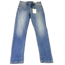 Cosmic Blue Love Womens 26 Petite Blue Skinny Jeans Tainted Love Stretch NWT