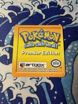 Pokemon 1999 Machop Machoke Artbox Action Flipz Premier Edition