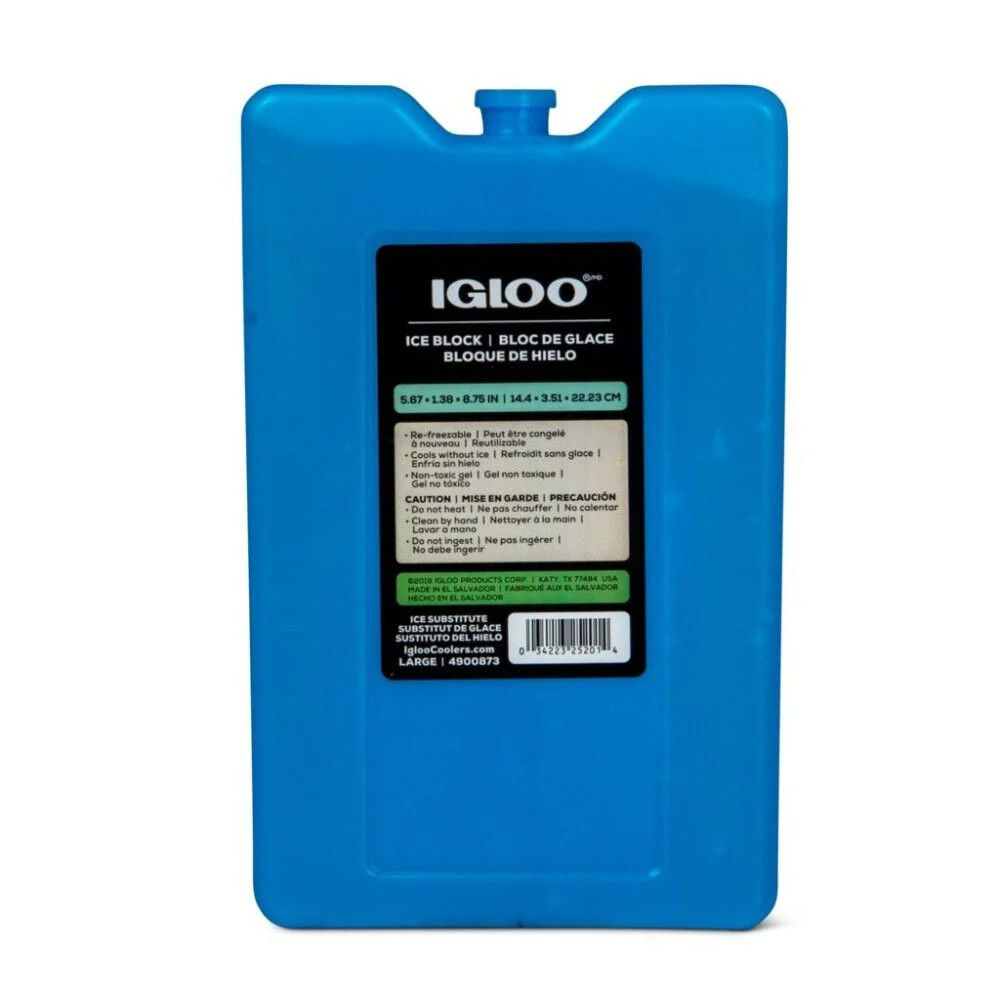Ледяной блок Igloo Maxcold Ice Freeze Block Большой Многоразовый синий 2490₽