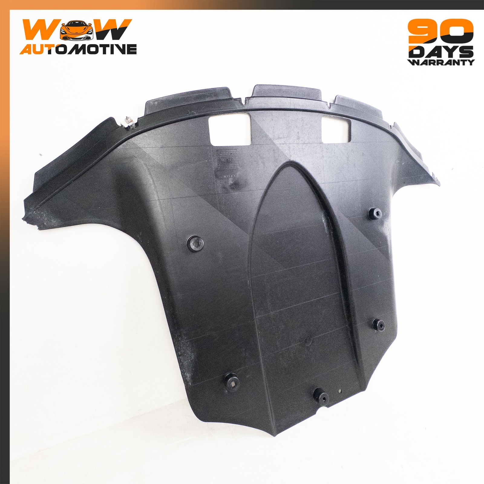 04-10 BENTLEY CONTINENTAL GT COUPE REAR UNDERBODY SPLASH SHIELD COVER BLACK OEM