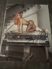 Lady Gaga signed 8x10 photo with Dual COAs beautiful 💯Guaranteed