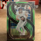 2024 Panini Select - Premier Level Bo Nix #117 Neon Green Shock Prizm /499 (RC)