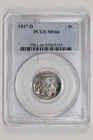 1937-D BUFFALO NICKEL PCGS MS66