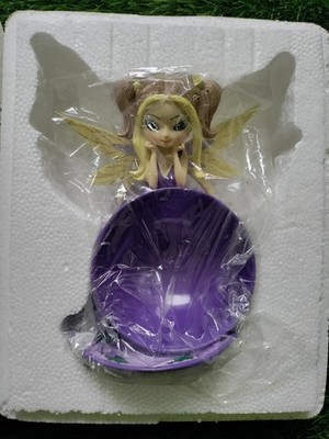 Hamilton Collection Tiny Treasures Teacup Fairy Figurine COA Spunky