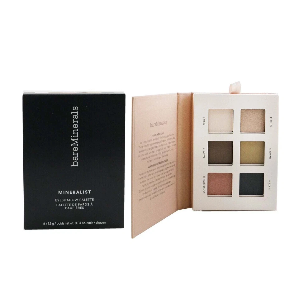 Bare Minerals Mineralist Eyeshadow Palette, ULTRANATURAL - 6 Colors - Brand New! - Image 3 of 4