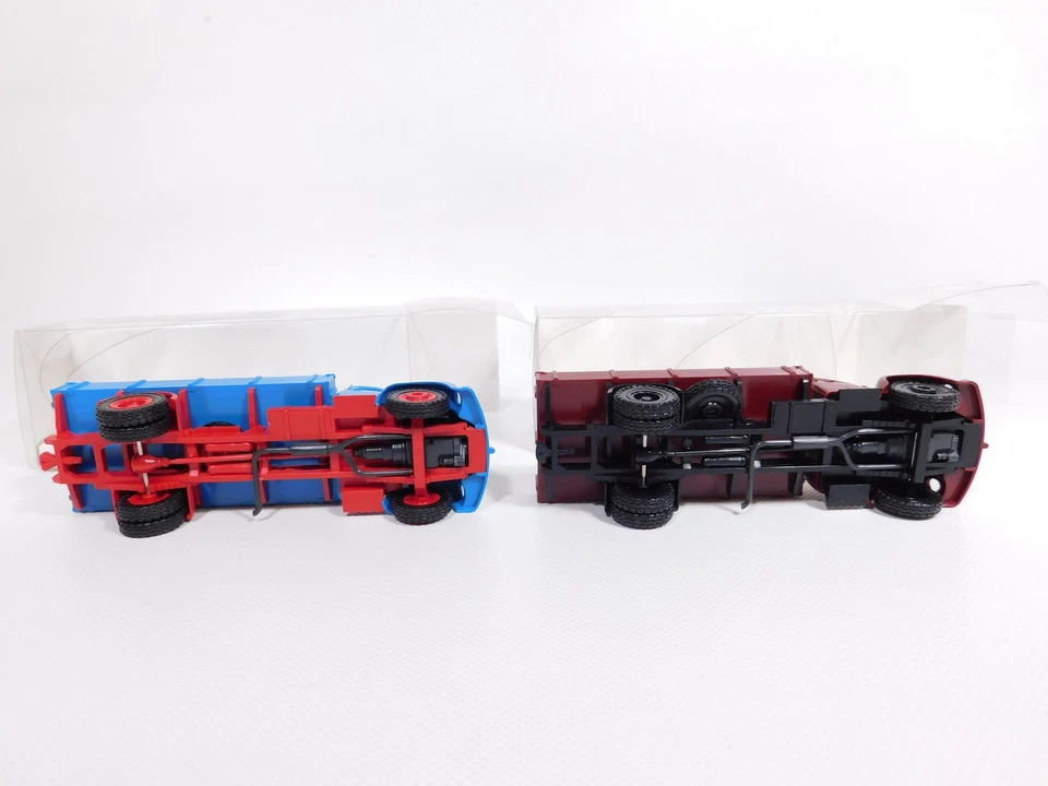 2X Wiking 1:50 Pritschen LKW Magirus S 6500 769 02 769 01 35 Mint Box #DI8-0,5 - Immagine 3 di 4