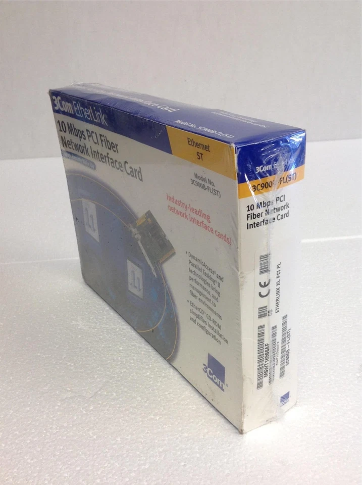 NEW 3Com Etherlink XL 3C900B-FL ST 10 Mbps Pci Fiber Network Interface Card - Image 2 of 4