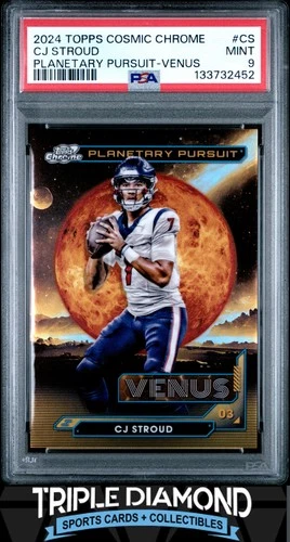 2024 Topps Cosmic Chrome CJ Stroud Planetary Pursuit Venus SP PSA 9 Mint L377