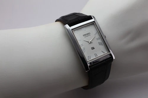 Vintage Seiko Slim Tank Quartz Men's Watch, Gentleman’s Choice - FREE SHIPPING