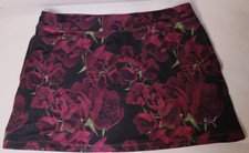 Puma Skirt Womens Large Purple Green Floral P...