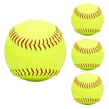 Practice Softballs - 12 Inch Fastpitch Softballs Official Size and Weight