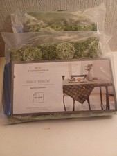 Threshold Table Throw 50" x 50" - Green, Machine Wshable New 4 Available