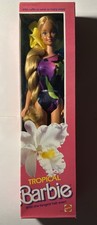 Rare Vintage Mattel 1985  Tropical Barbie 1017 Longest Hair Ever NIB, Boxopen