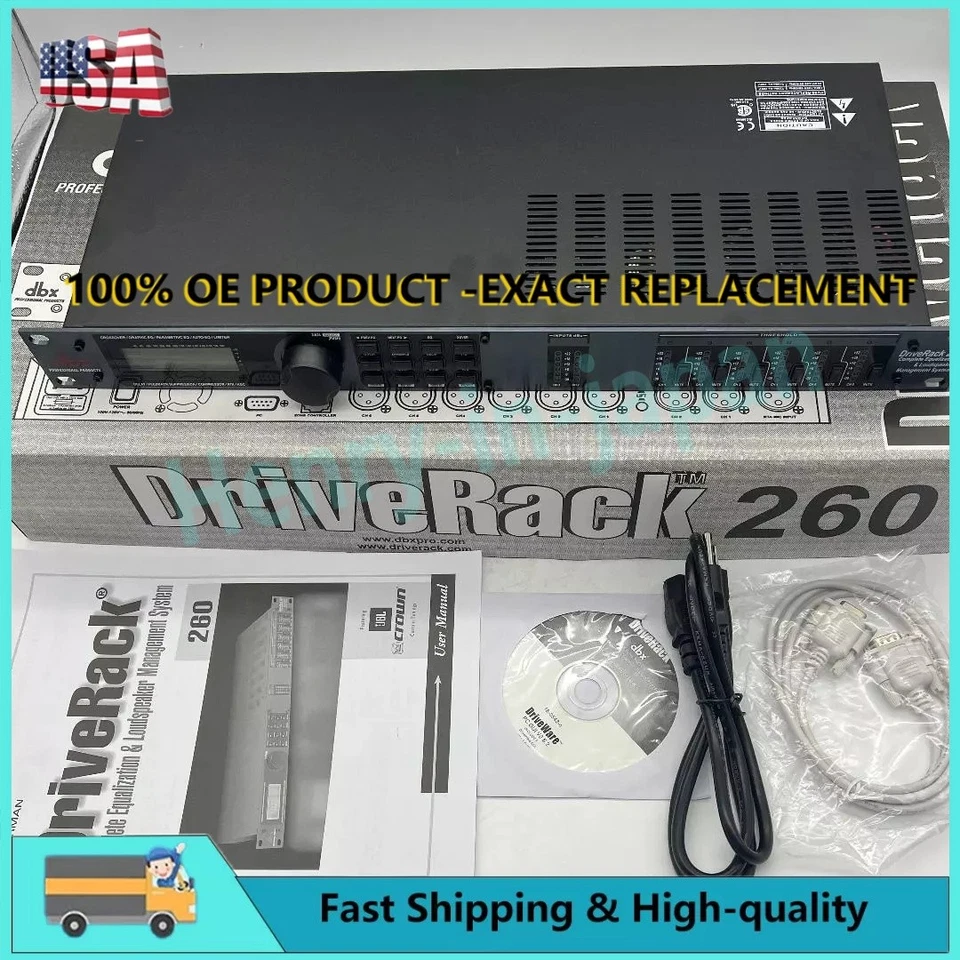 Drive Rack 260 DBX DriveRack 2x6 Speaker Management Processor PROAUDIOSTAR US - Image 2 of 4