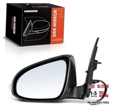 Driver Side Power Door Mirror - Compatible with Toyota Left Driver Side Black