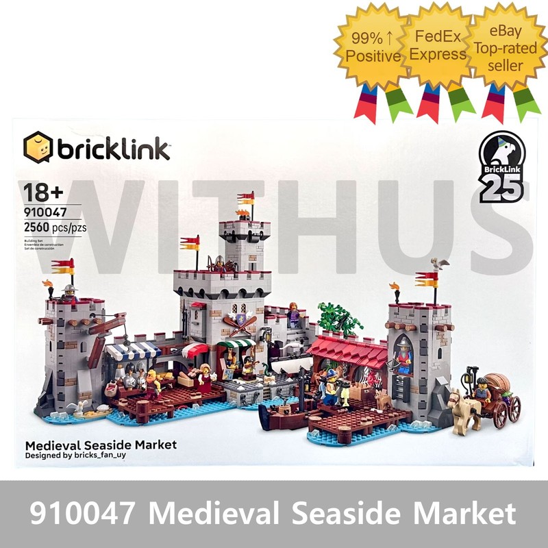 LEGO 910047 Bricklink Medieval Seaside Market/ Brand New Sealed Package=