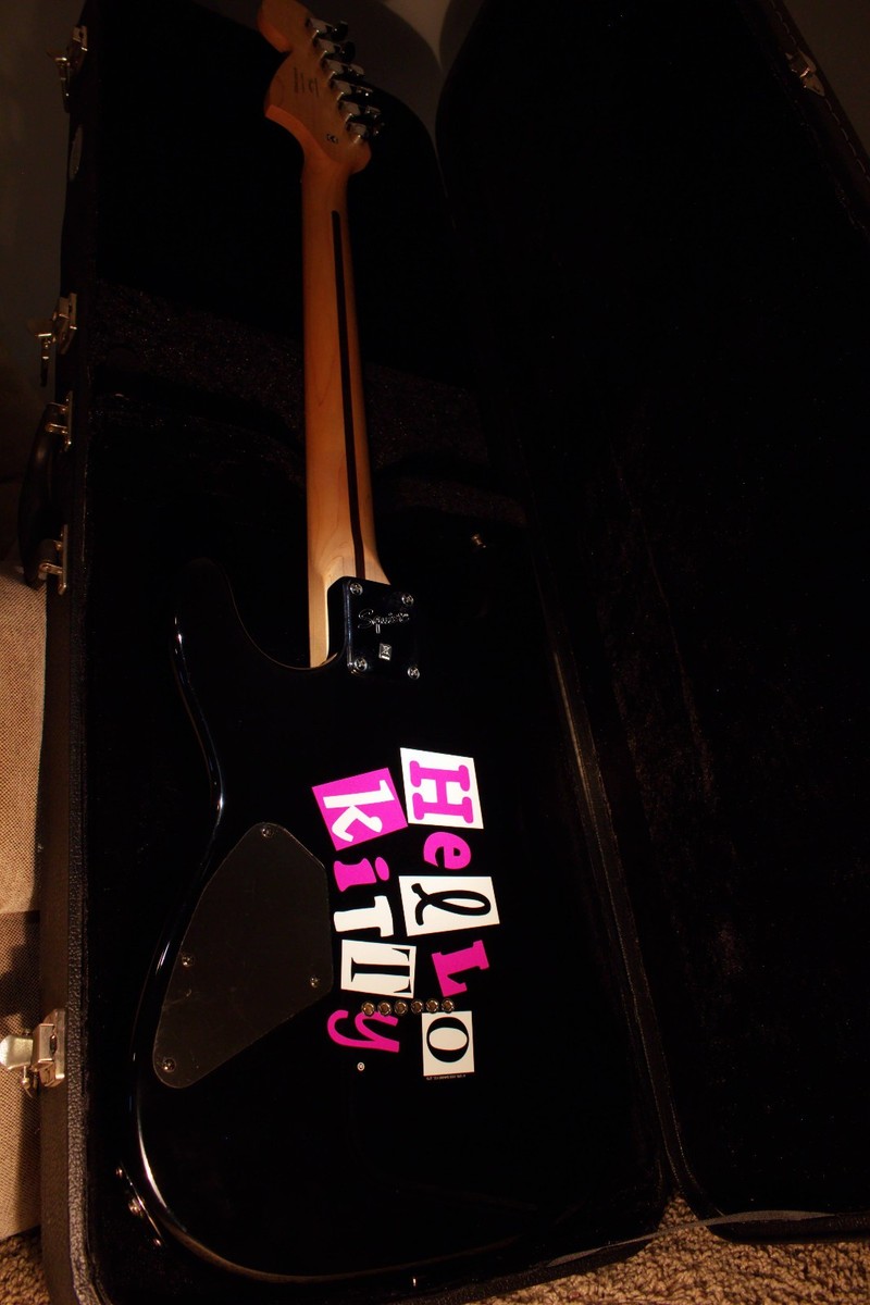 Squier Hello Kitty Stratocaster 2006 Original Run w/ Strap And