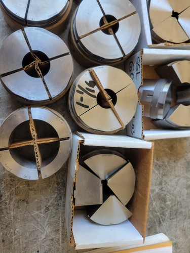 HARDINGE 30S COLLET PADS ASSORTED SIZES DROP LIST - Picture 4 of 5