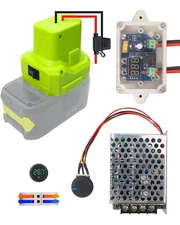 Power-Wheel Battery Adapter Fit for Ryobi 18V ONE+, Upgrade Battery Inverter ...