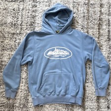 Corteiz Hoodie Blau Babyblau Gr. M Herren Pul...