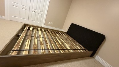 Bed Frame Footboard Extension Brackets Set Attachment Kit, Bolt-on Footboard ...