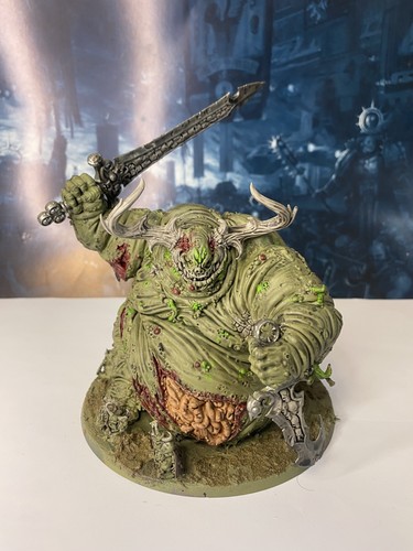 Warhammer 40k Chaos Daemons Great Unclean One Well Painted &Based GW Death Guard