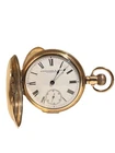 Antique Waltham Schierwater & Lloyd Liverpool Double Hunter Pocket Watch