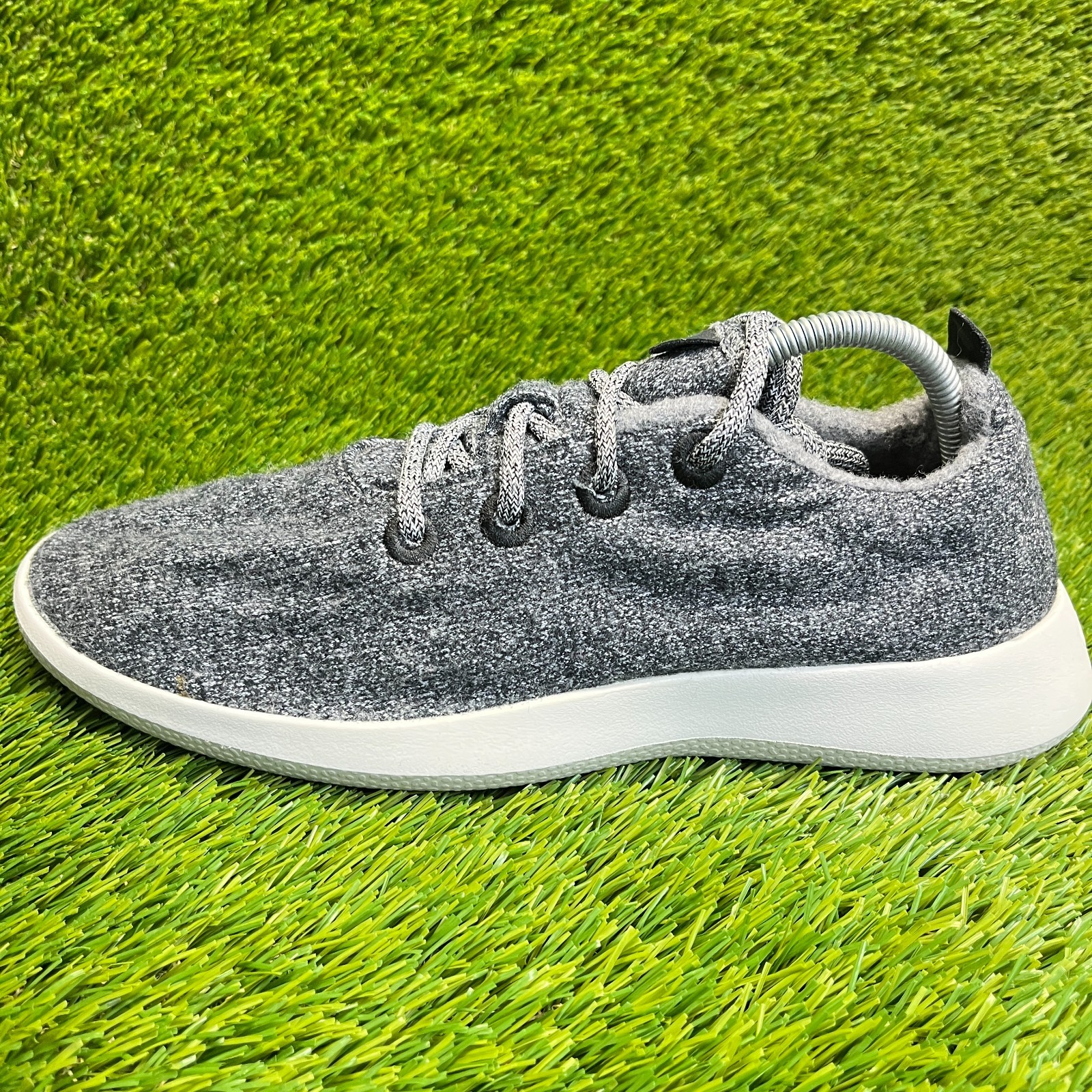 SAOLA Scarpe da corsa sportive Allbirds lana runner grigio naturale da uomo taglia 10 sneakers
