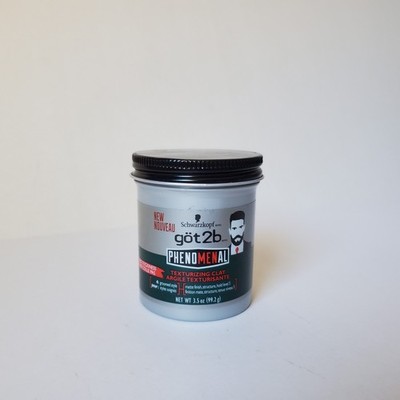 Got2B Phenomenal Texturizing Clay 3.5oz No Stickiness Groomed Style Hold Level 5